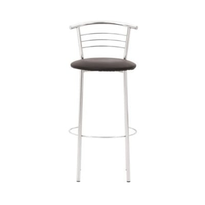 Scaun de bar Baroque Hoker, Negru piele ecologica [1]