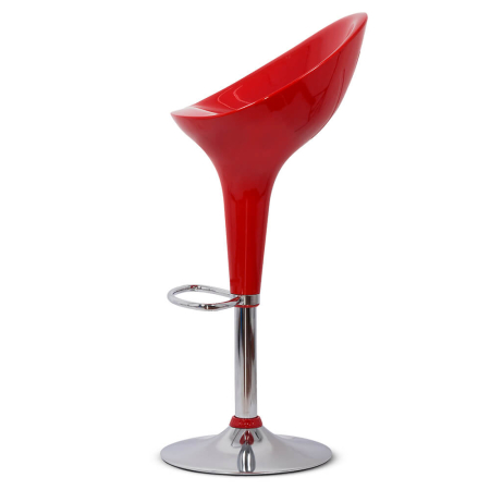 Scaun de bar Pavia, rosu, plastic [1]