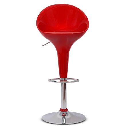 Scaun de bar Pavia, rosu, plastic [2]