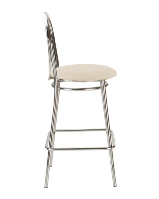 Scaun de bar Picard Hoker, Crem piele ecologica [2]