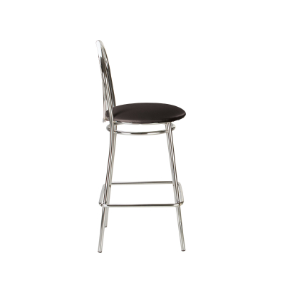 Scaun de bar Picard Hoker, Negru piele ecologica [2]