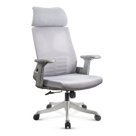Scaune de birou - Scaun de bar Plus 128, gri, plasa
