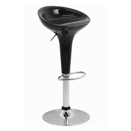 Scaune de bar - Scaun de bar Roma, negru, plastic