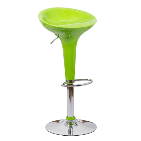 Scaune de bar - Scaun de bar Roma, verde, plastic