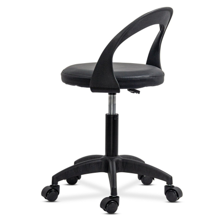 Scaun de birou Aeron 76, negru, piele ecologica [2]