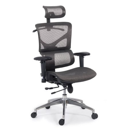 Scaune de birou - Scaun de birou Comfort 133, gri, plasa