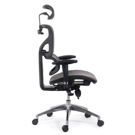 Scaun de birou Comfort 133, gri, plasa [2]