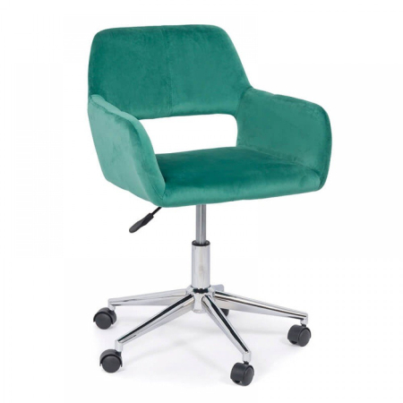 Scaune de birou - Scaun de birou Ergo 72, verde, catifea