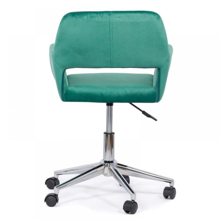 Scaun de birou Ergo 72, verde, catifea [2]