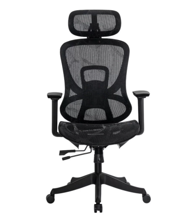 Scaun de birou ergonomic din Mesh cu brațe reglabile 3D DIABLO, Negru [1]