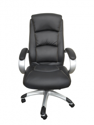 Scaune ergonomice - Scaun de birou ergonomic OPTIMAL, PU, Negru