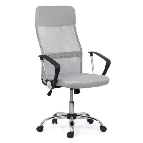 Scaune de birou - Scaun de birou ergonomic TAZZ Mesh/ piele ecologica Gri