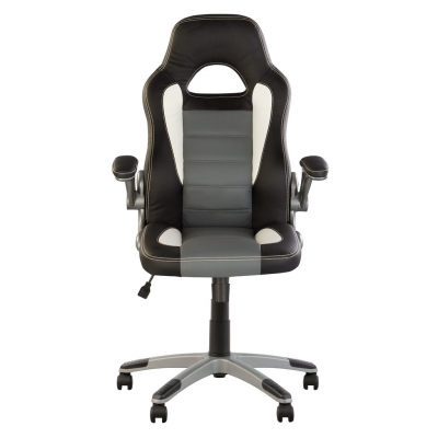 Scaun de birou gaming MOTORSPORT, Multicolor piele ecologica [1]