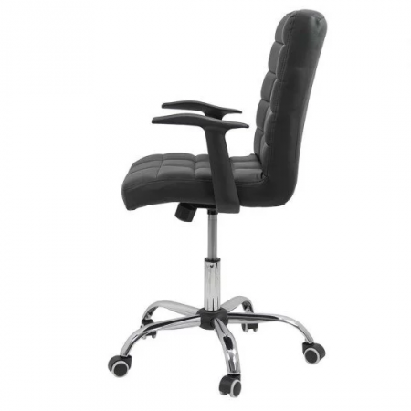 Scaun de birou HESY Negru, piele ecologica [1]