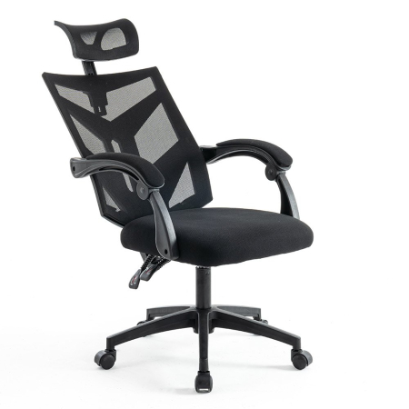 Scaun de birou Logan 145, negru, plasa [1]