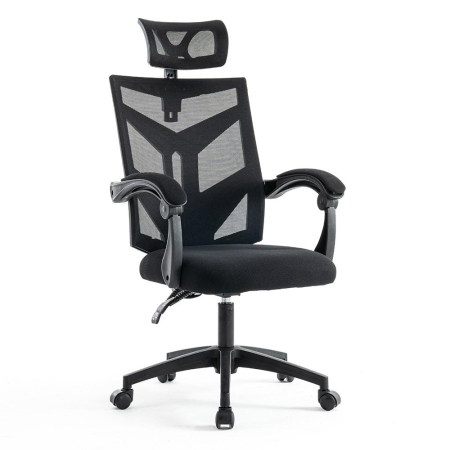 Scaune de birou - Scaun de birou Logan 145, negru, plasa