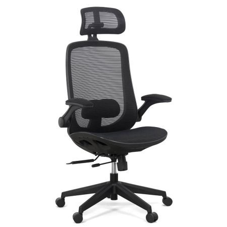 Scaune de birou - Scaun de birou Lux 129, negru, plasa