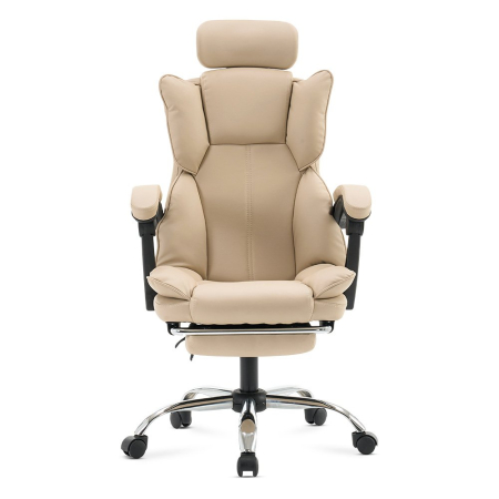 Scaun de birou Matrix, crem, piele ecologica [1]