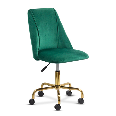Scaune de birou - Scaun de birou Mercury, verde, catifea