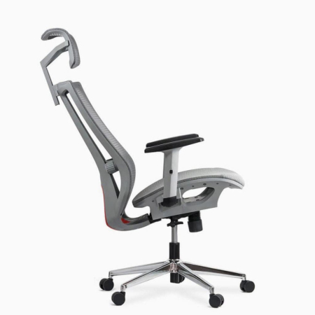 Scaun de birou Modern 134, gri, plasa [2]