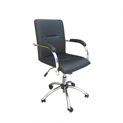 Scaune de birou - Scaun de birou MULLER GTP Soft, Negru piele ecologica