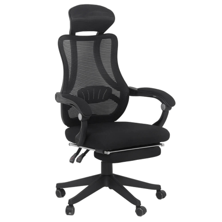 Scaun de birou Nexus, negru, plasa [2]
