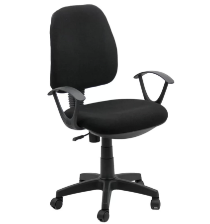 Scaune de birou - Scaun de birou NOVA, reglabil pe inaltime, stofa, Negru