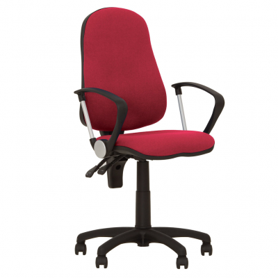 Scaune de birou - Scaun de birou OFFICE GTP, Rosu stofa fiji