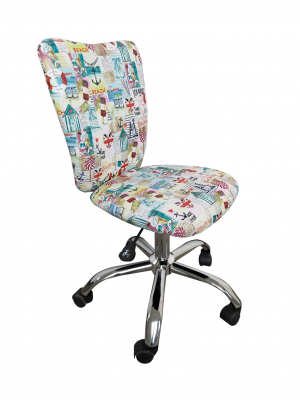 Scaune de copii - Scaun de birou pentru copii SHAPE, Stofa cu motive marine