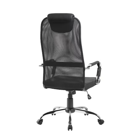 Scaun de birou SIDNEY cutetiera integrata, Mesh, Negru [2]