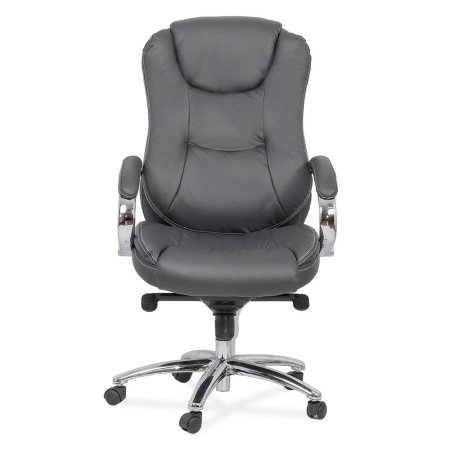 Scaun de birou Sirius, gri, piele ecologica [1]