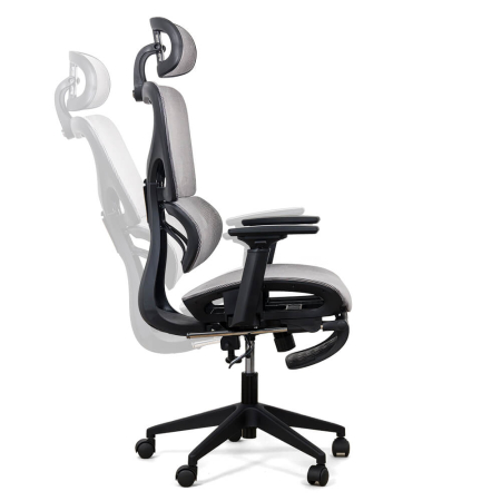 Scaun de birou Style 131, gri, plasa [1]