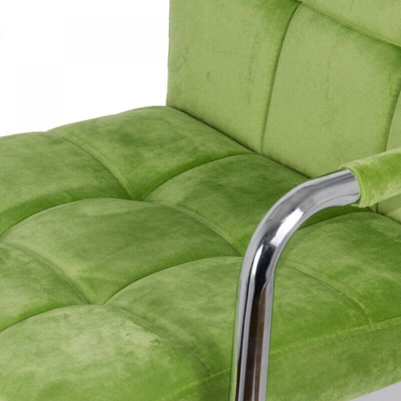 Scaun de birou Valor, verde, catifea [2]