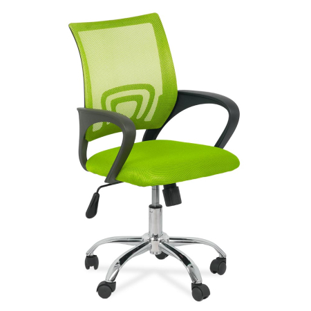 Scaune de copii - Scaun de birou Vector, verde, plasa