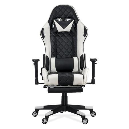 Scaun de birou Vertex 143, alb, piele ecologica [2]