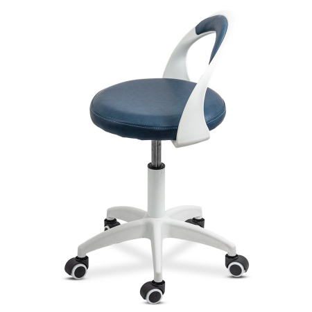 Scaun de birou Vertex 75, albastru, piele ecologica [1]
