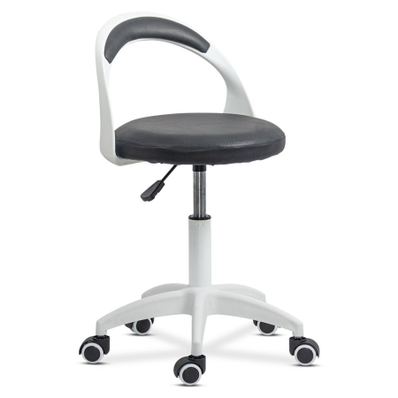 Scaune de birou - Scaun de birou Vertex 75, gri, piele ecologica