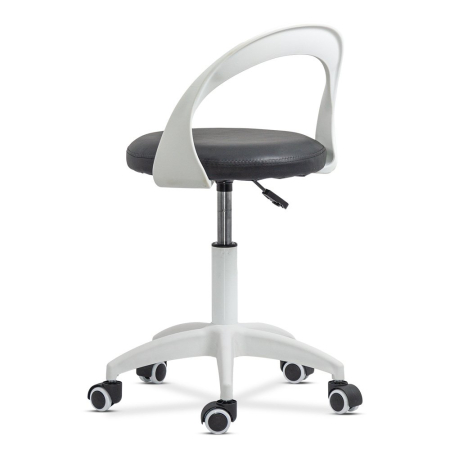 Scaun de birou Vertex 75, gri, piele ecologica [2]