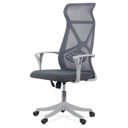 Scaun de birou Vertex, gri, plasa [2]