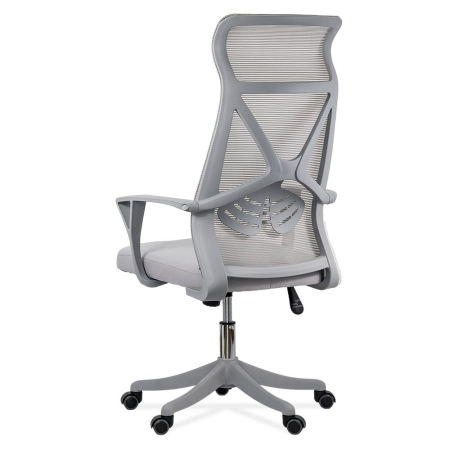 Scaun de birou Vertex, gri, plasa [2]