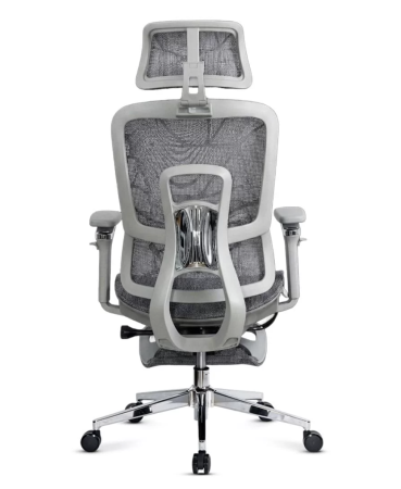Scaun de birou VISION, brate 4D, mesh respirabil, Gri [4]