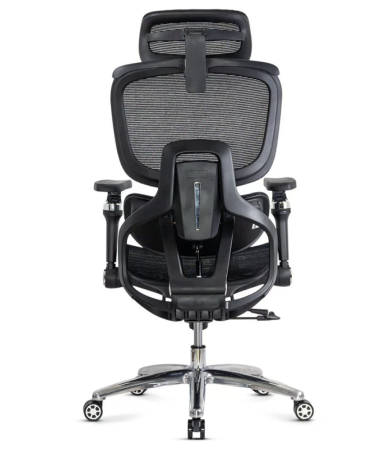 Scaun de birou VISION, brate 4D, mesh respirabil, Negru [6]