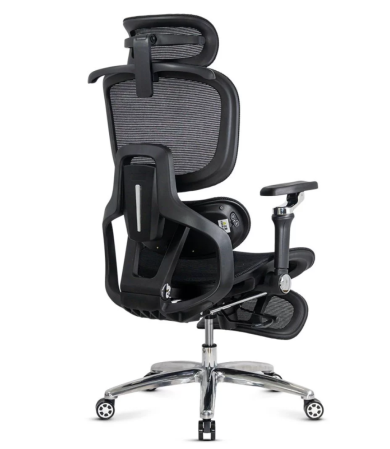 Scaun de birou VISION, brate 4D, mesh respirabil, Negru [7]