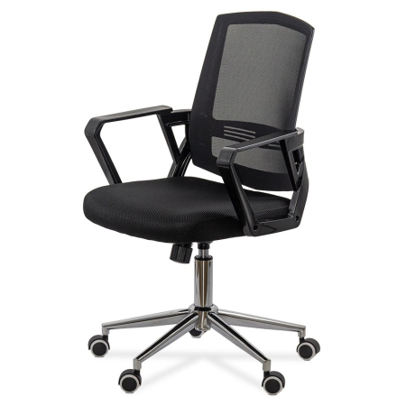 Scaun de birou Zenith, negru, plasa [2]