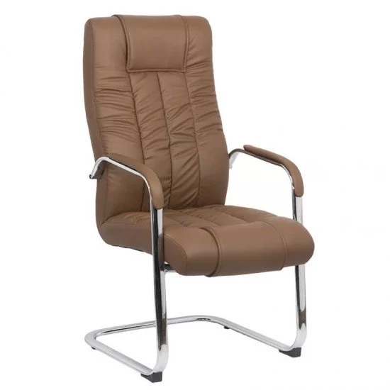 Scaune de conferinta - Scaun de conferinta OMAN piele ecologica, Wenge