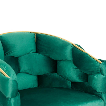 Scaun dining Amira, verde, catifea [1]