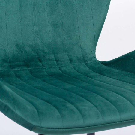 Scaun dining Astra, verde, catifea [2]