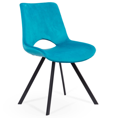 Scaune de dining - Scaun dining Celine, turcoaz