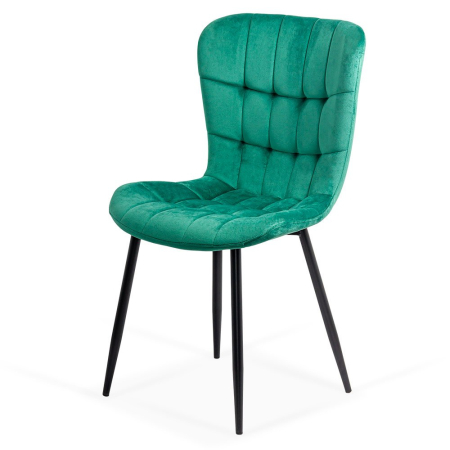 Scaun dining Dalia, verde, catifea [1]