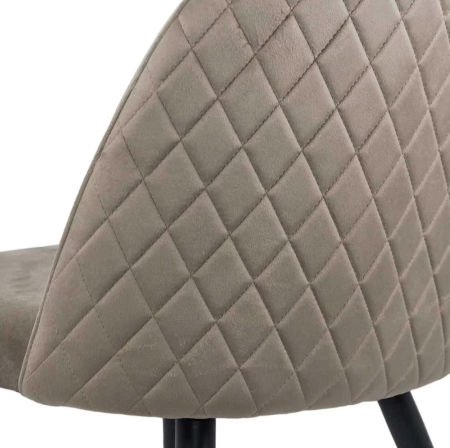Scaun dining Eden, bej, catifea [5]